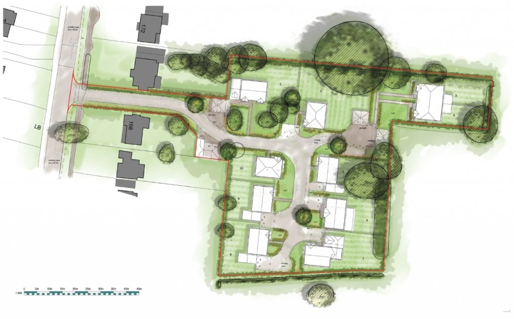 1whyteleaferoadsitelayout Chartwell Land & New Homes